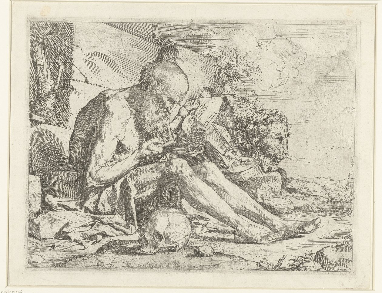 Czytanie św. Hieronima autorstwa Jusepe de Ribera