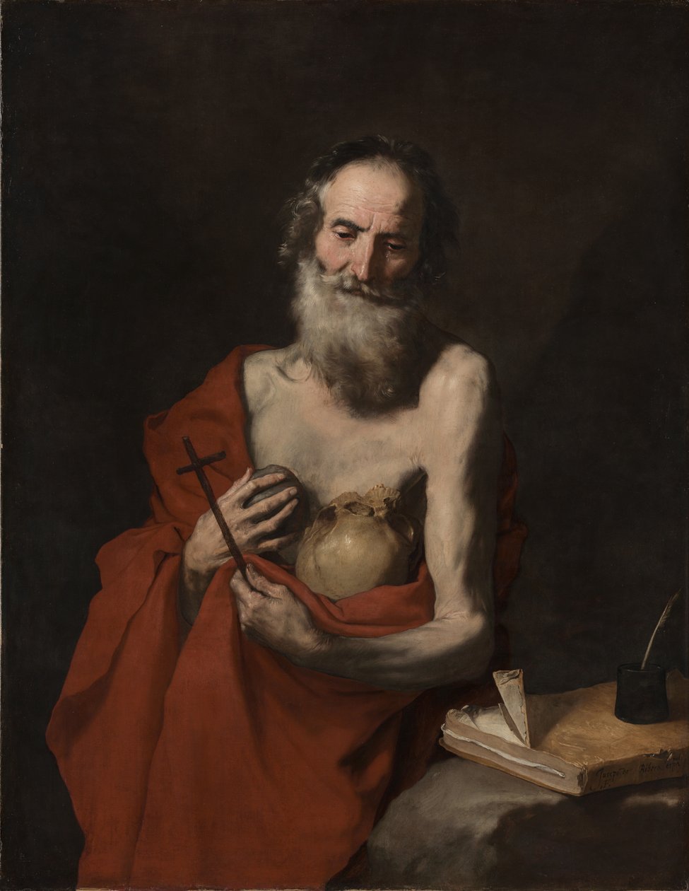 Św. Hieronim, ok. 1638-1640 autorstwa Jusepe de Ribera