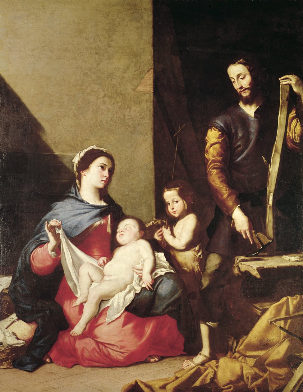 Święta Rodzina, 1639 autorstwa Jusepe de Ribera