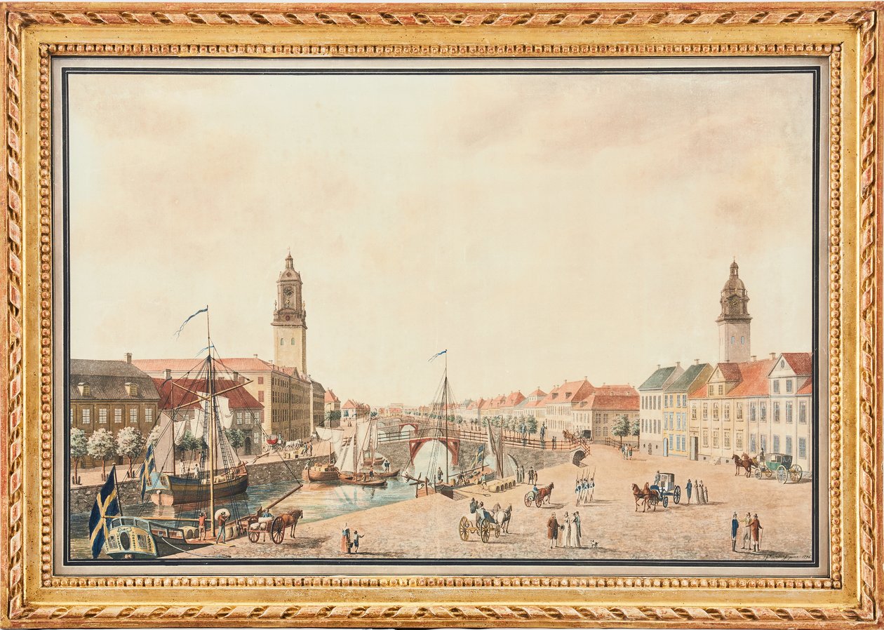 Lilla Torg autorstwa Weinberg autorstwa Justus Fredrik Weinberg