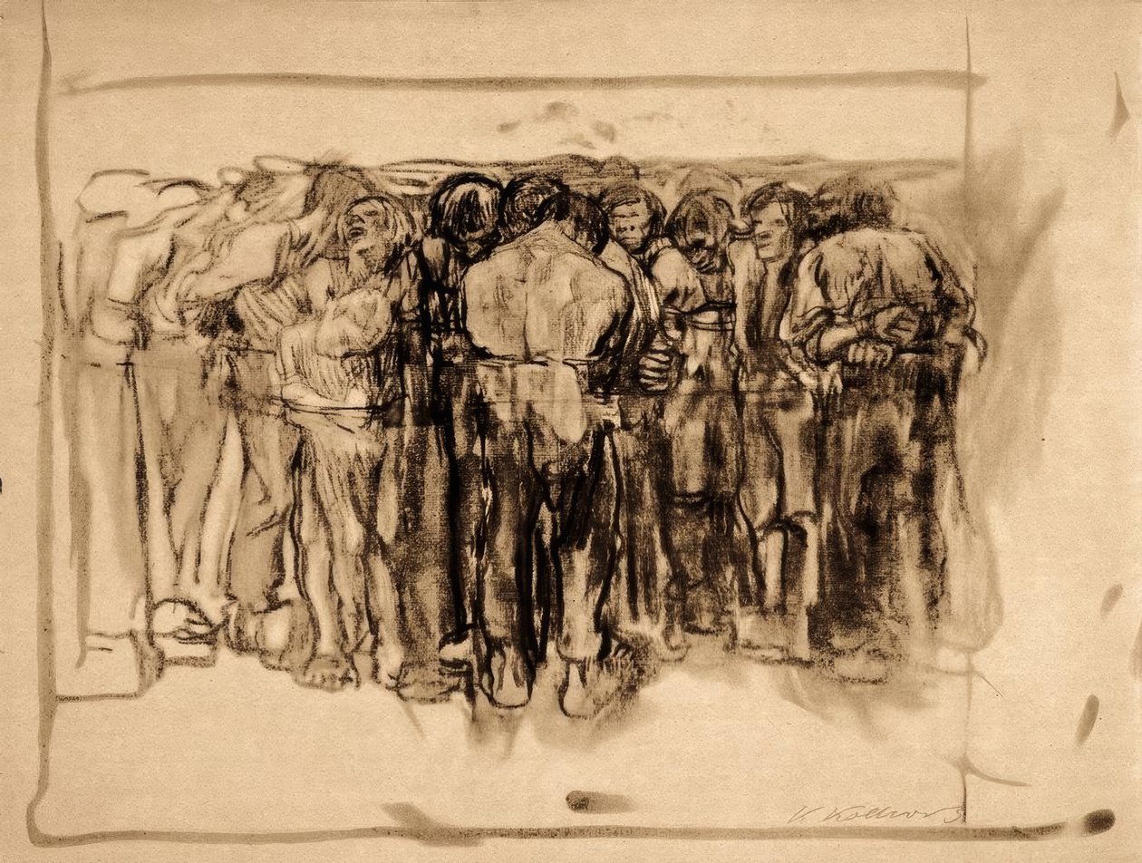 K. Kollwitz, Więźniowie autorstwa Käthe Kollwitz