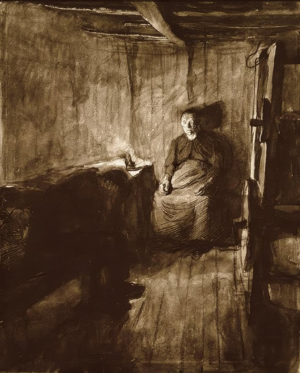 K.Kollwitz, Not autorstwa Käthe Kollwitz