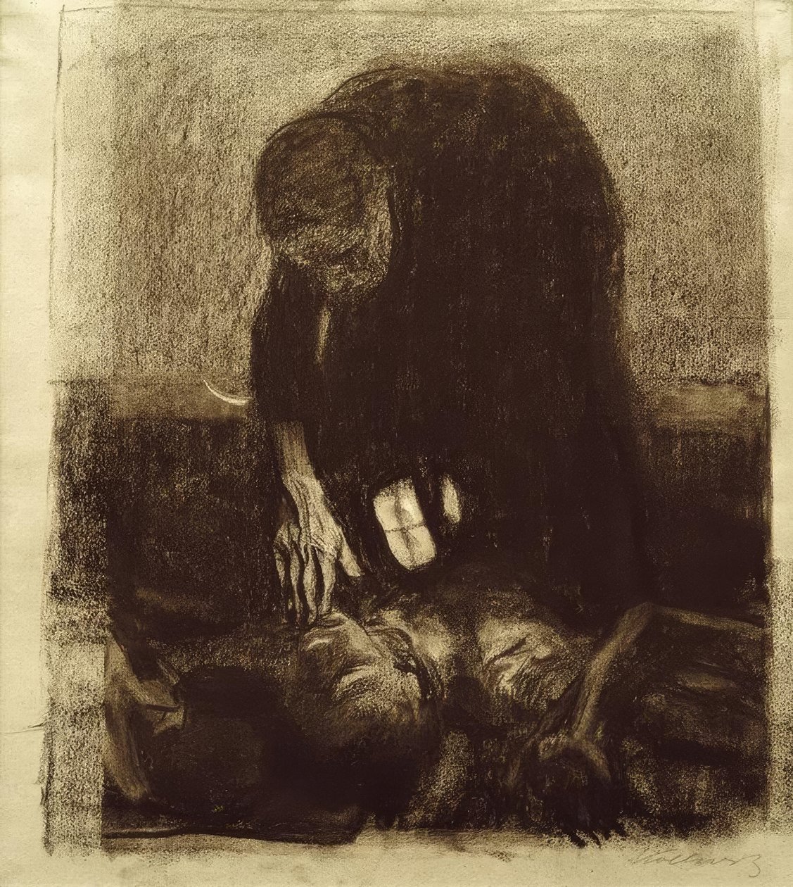 K. Kollwitz, pole bitwy autorstwa Käthe Kollwitz