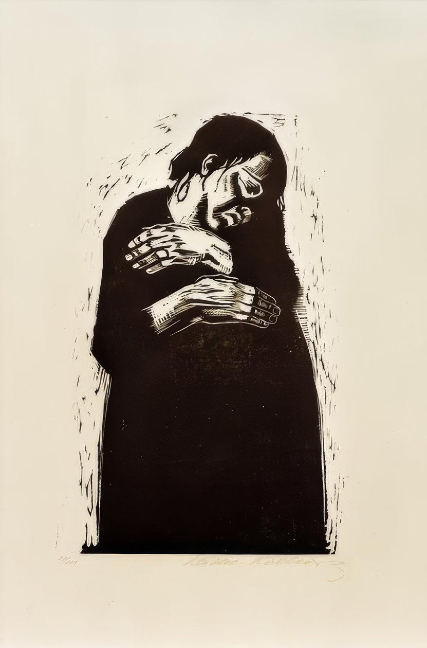 Wdowa autorstwa Käthe Kollwitz