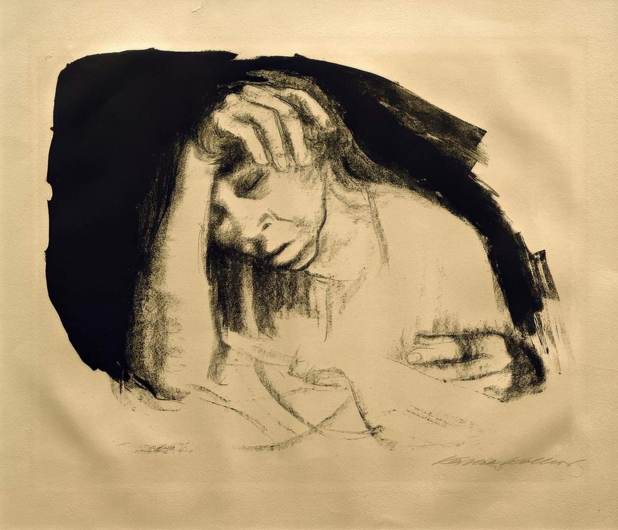 Zadanie domowe autorstwa Käthe Kollwitz