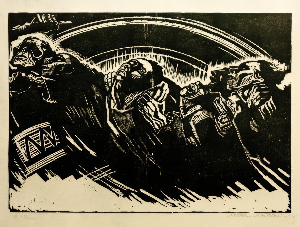 K. Kollwitz, Wolontariusze autorstwa Käthe Kollwitz
