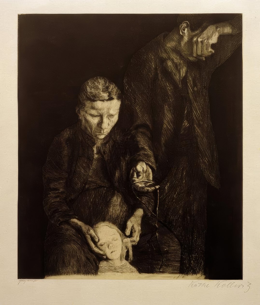 K.Kollwitz, Zdeptany autorstwa Käthe Kollwitz