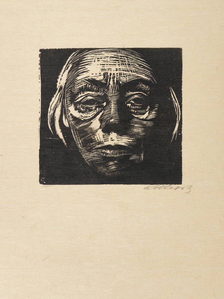 Autoportret, 1923. autorstwa Käthe Kollwitz