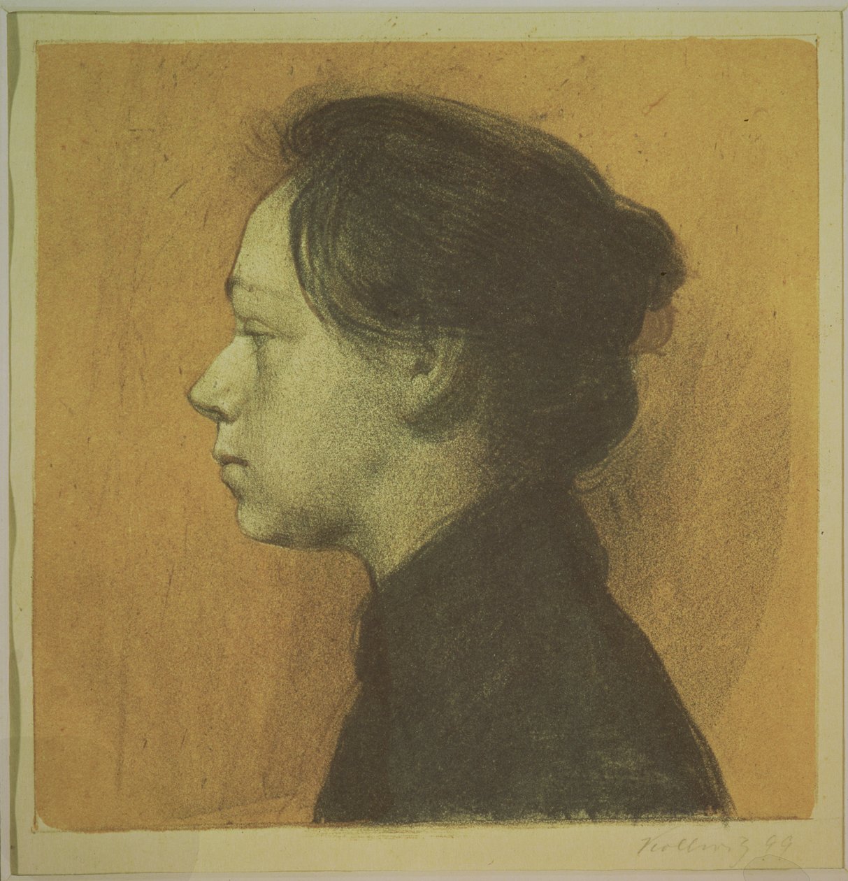 Autoportret, 1899 autorstwa Käthe Kollwitz
