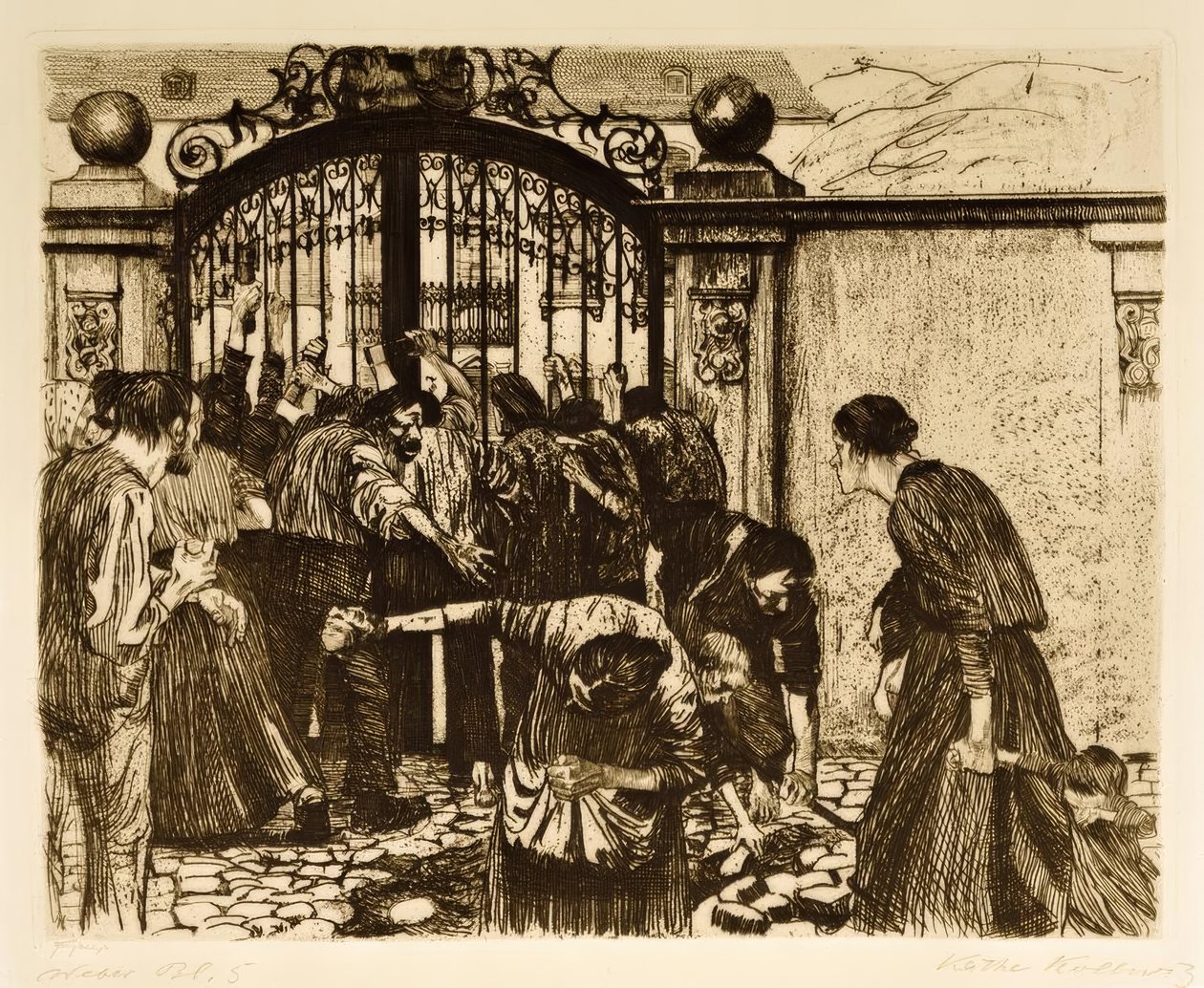 Sturm autorstwa Käthe Kollwitz