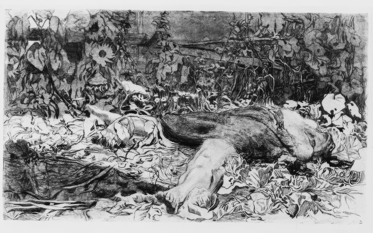 Zgwałcony autorstwa Käthe Kollwitz