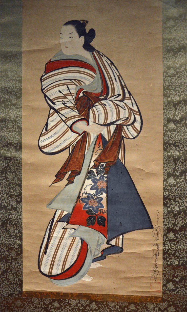 Parad kurtyzany. autorstwa Kaigetsudō Dohan