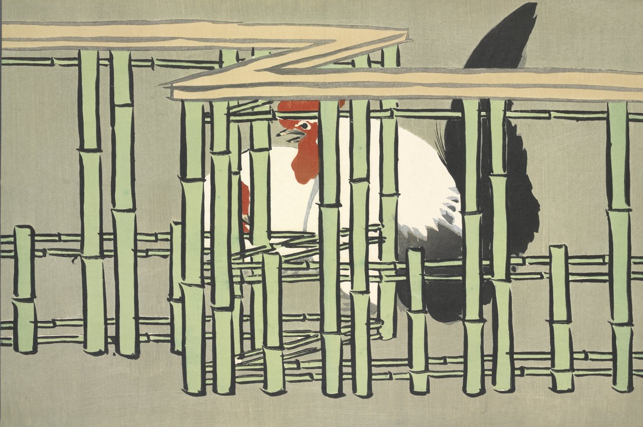 Chabo, z Momoyo-gusa autorstwa Kamisaka Sekka