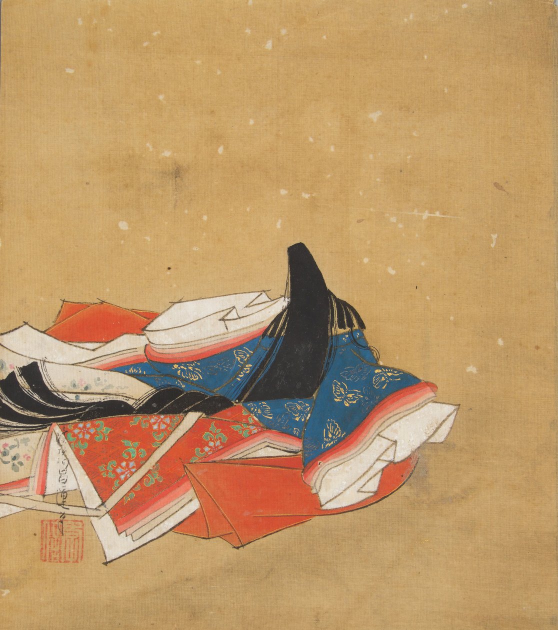 Poeta nieśmiertelny, XVII wiek. autorstwa Kano Shoun