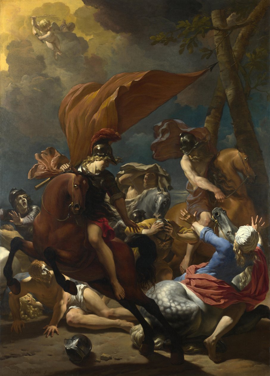 Nawrócenie św. Pawła, 1662 autorstwa Karel Dujardin