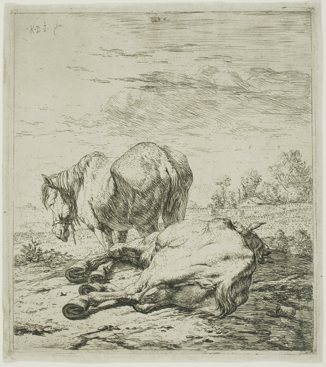 Dwa konie autorstwa Karel Dujardin