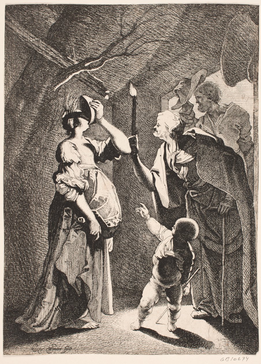Ceres wyśmiewana przez Stellio autorstwa Karel van III Mander
