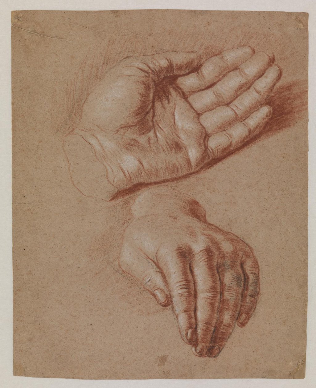 Badania dwóch rąk. autorstwa Karel van III Mander