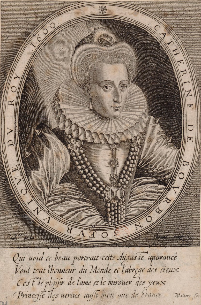 Catherine de Bourbon autorstwa Karel van Mallery