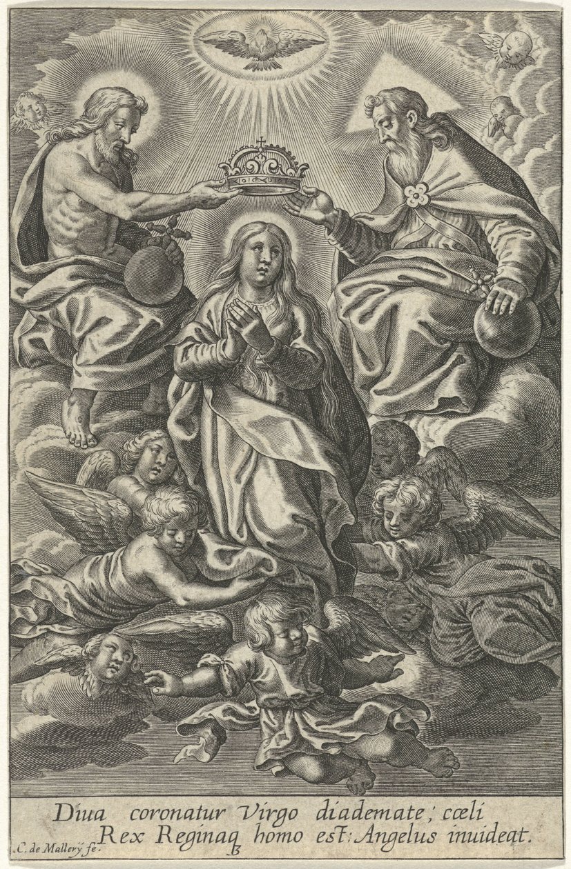 Koronacja Marii autorstwa Karel van Mallery