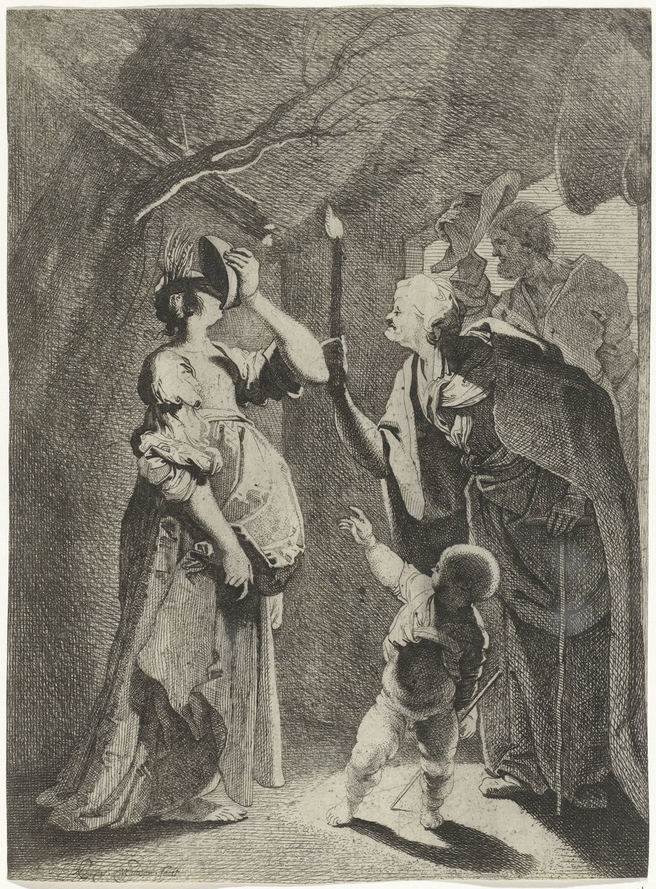 Ceres i Stellio autorstwa Karel van Mander (III)