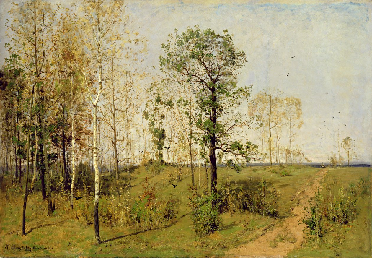 Wczesna wiosna w Weimarze, 1876 autorstwa Karl Buchholz