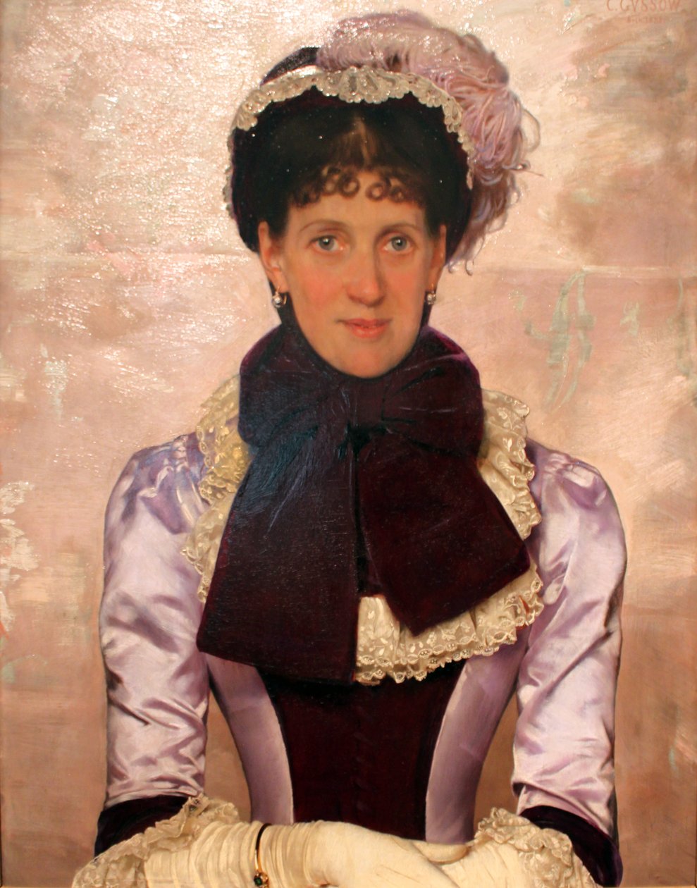 Portret kobiety autorstwa Karl Gussow