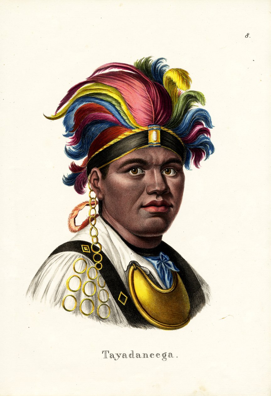 Thayendanegea, 1824 autorstwa Karl Joseph Brodtmann