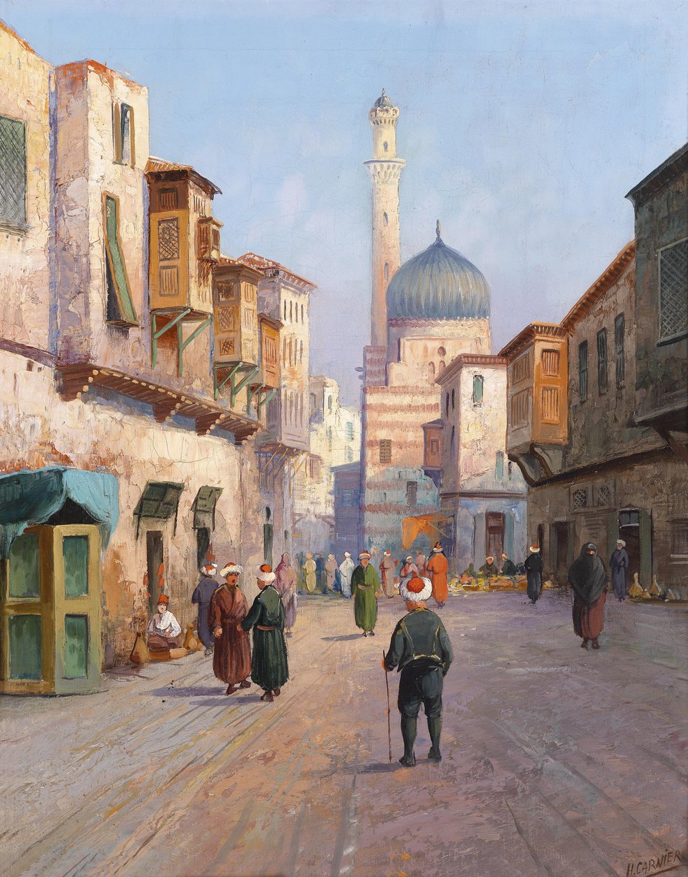Orientalna scena uliczna autorstwa Karl Kaufmann