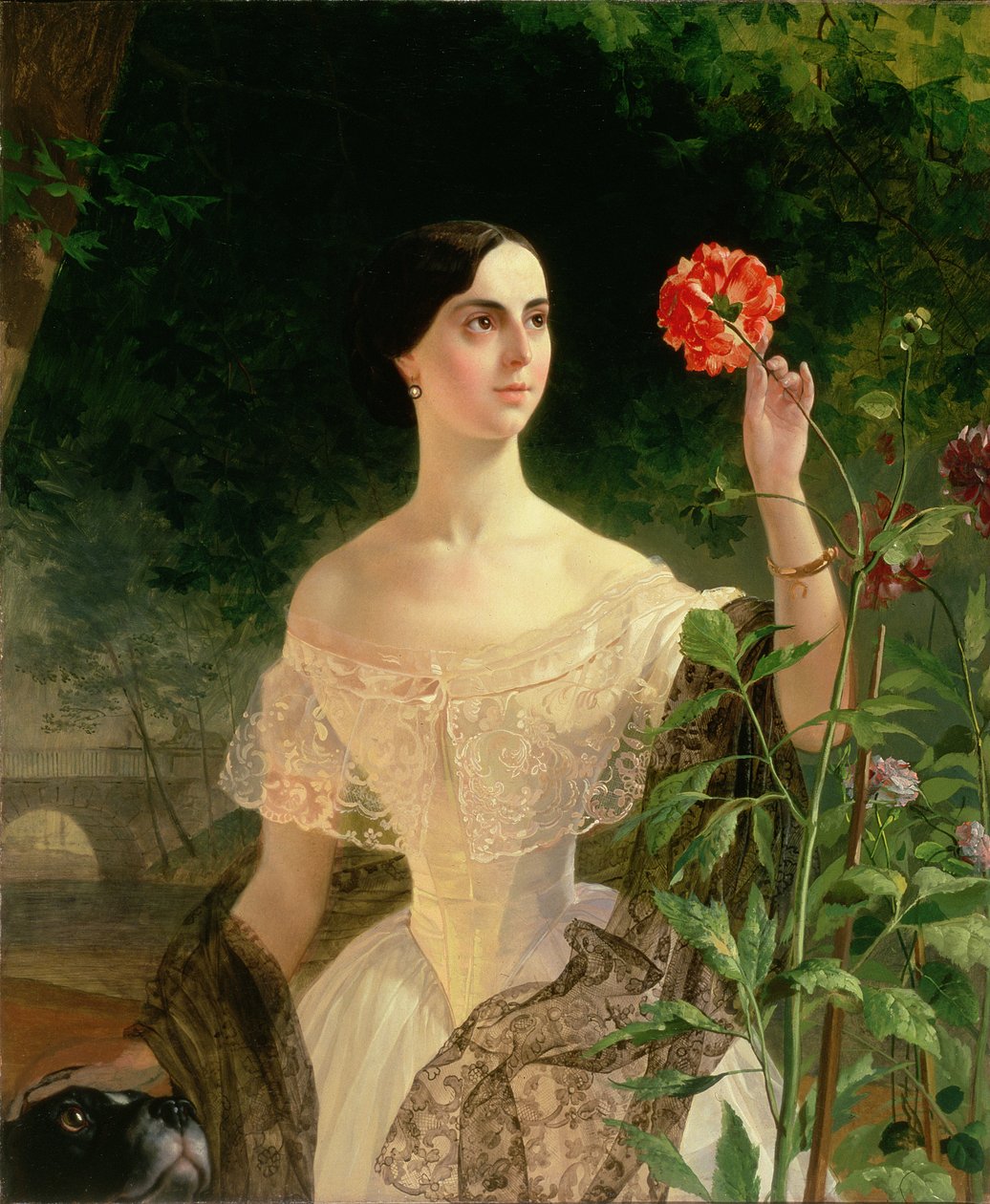 د صوفیا اندریونا شوالووا د پور حق (۱۸۲۹-۱۹۱۲)، پولی ۱۸۴۹ autorstwa Karl Pavlovich Bryullov
