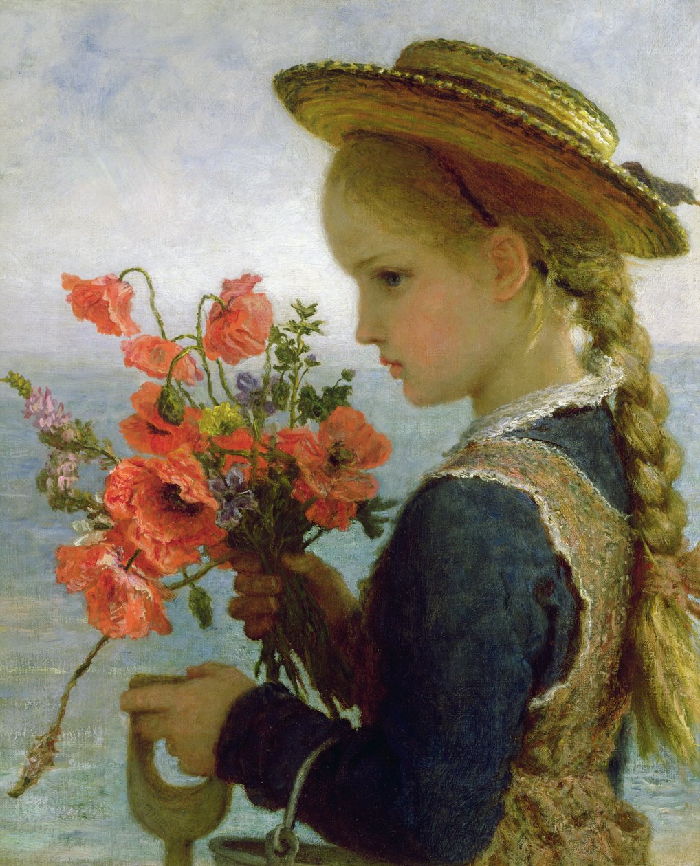 Poppy Girl autorstwa Karl Wilhelm Friedrich Bauerle