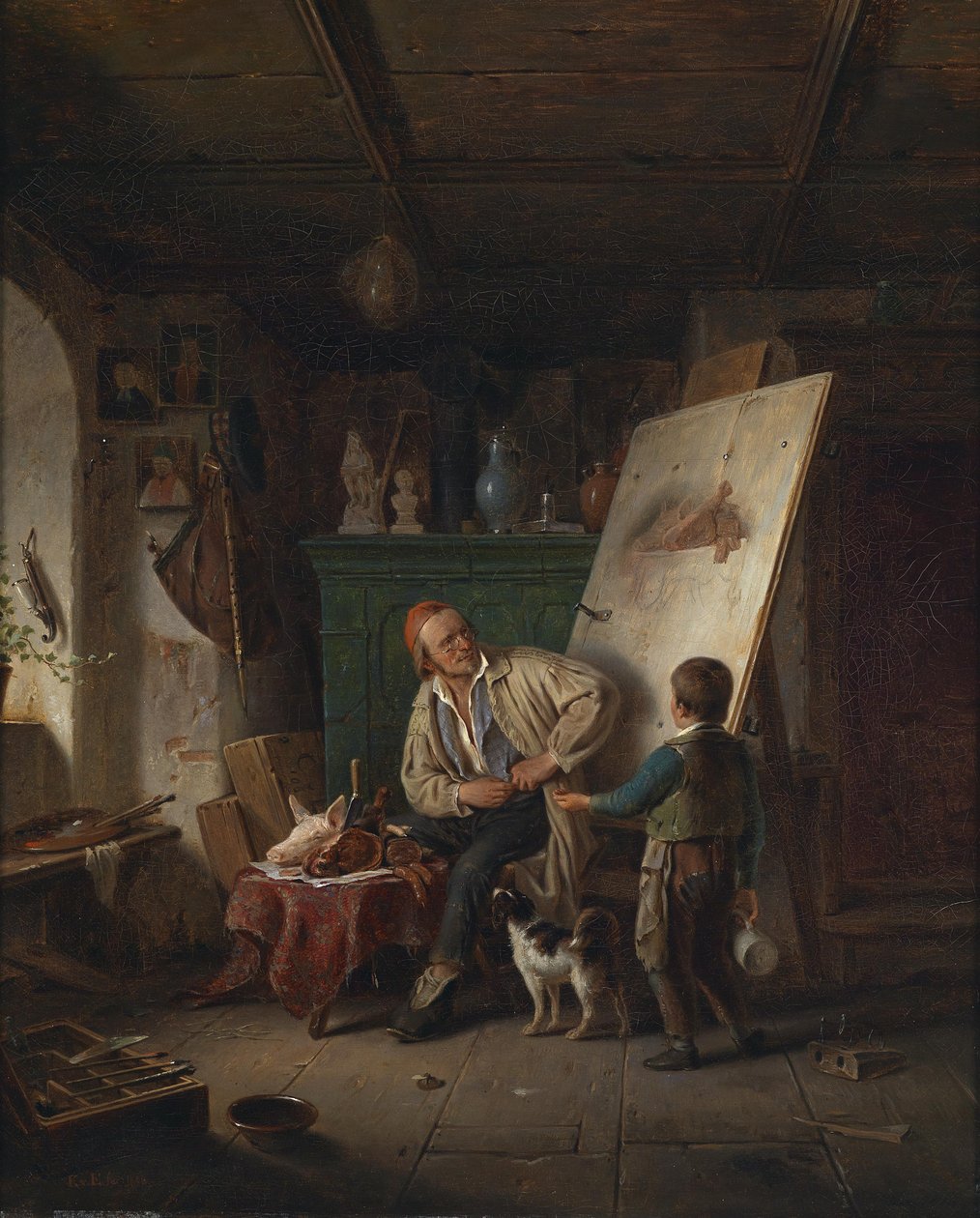 W studiu autorstwa Karl Von Enhuber