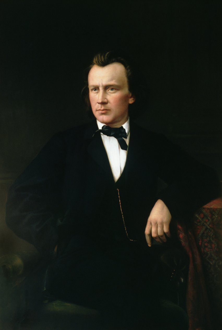 J. Brahms, ok. 1860 autorstwa Karl von Jagemann