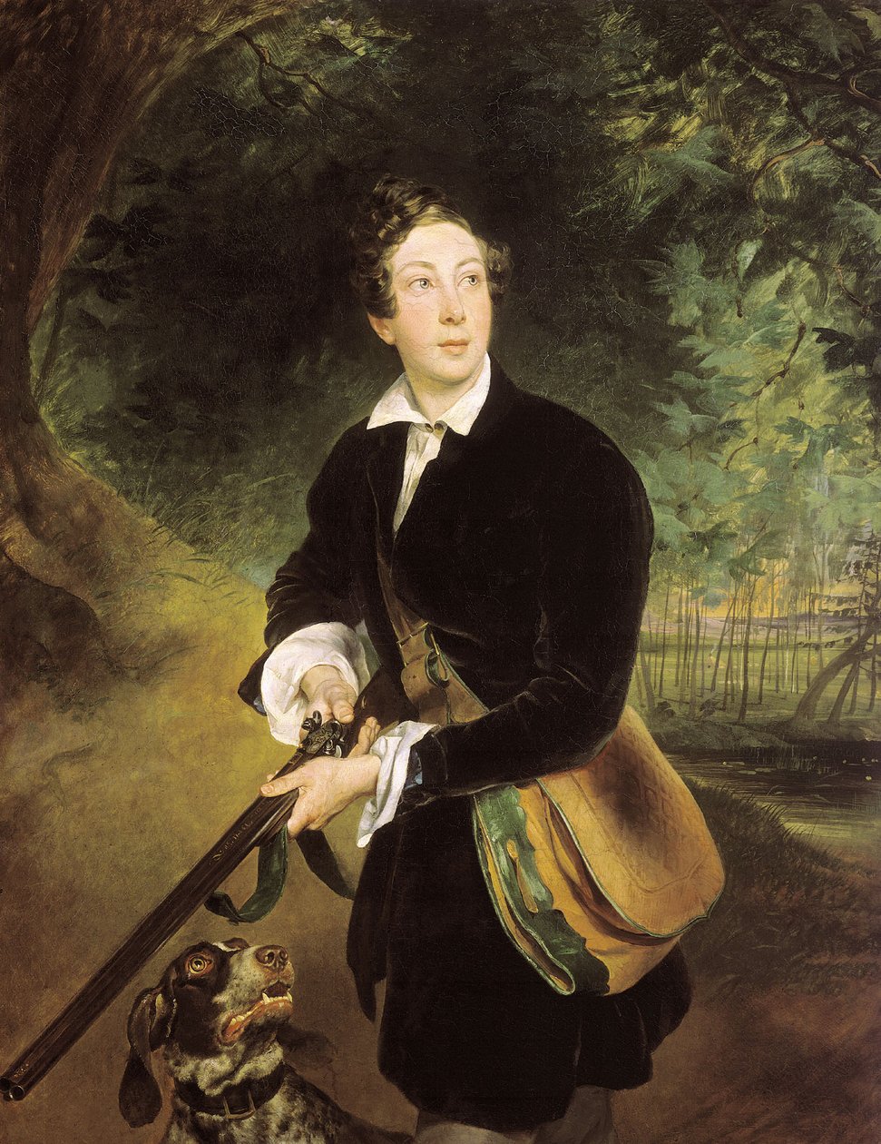 Portret Aleksieja Konstantinowicza Tołstoja autorstwa Karl Bryullov
