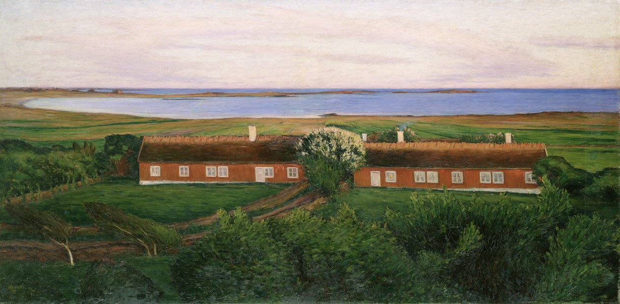 Sąsiednie domy rolnicze, 1894 autorstwa Karl Fredrick Nordstrom