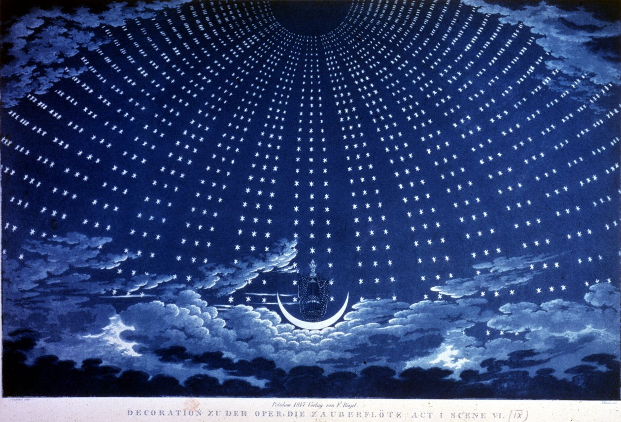 Ustawiony przez Schinkela autorstwa Karl Friedrich Schinkel