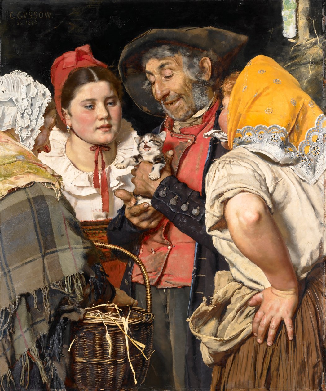Skarb staruszka (Kociak) autorstwa Karl Gussow