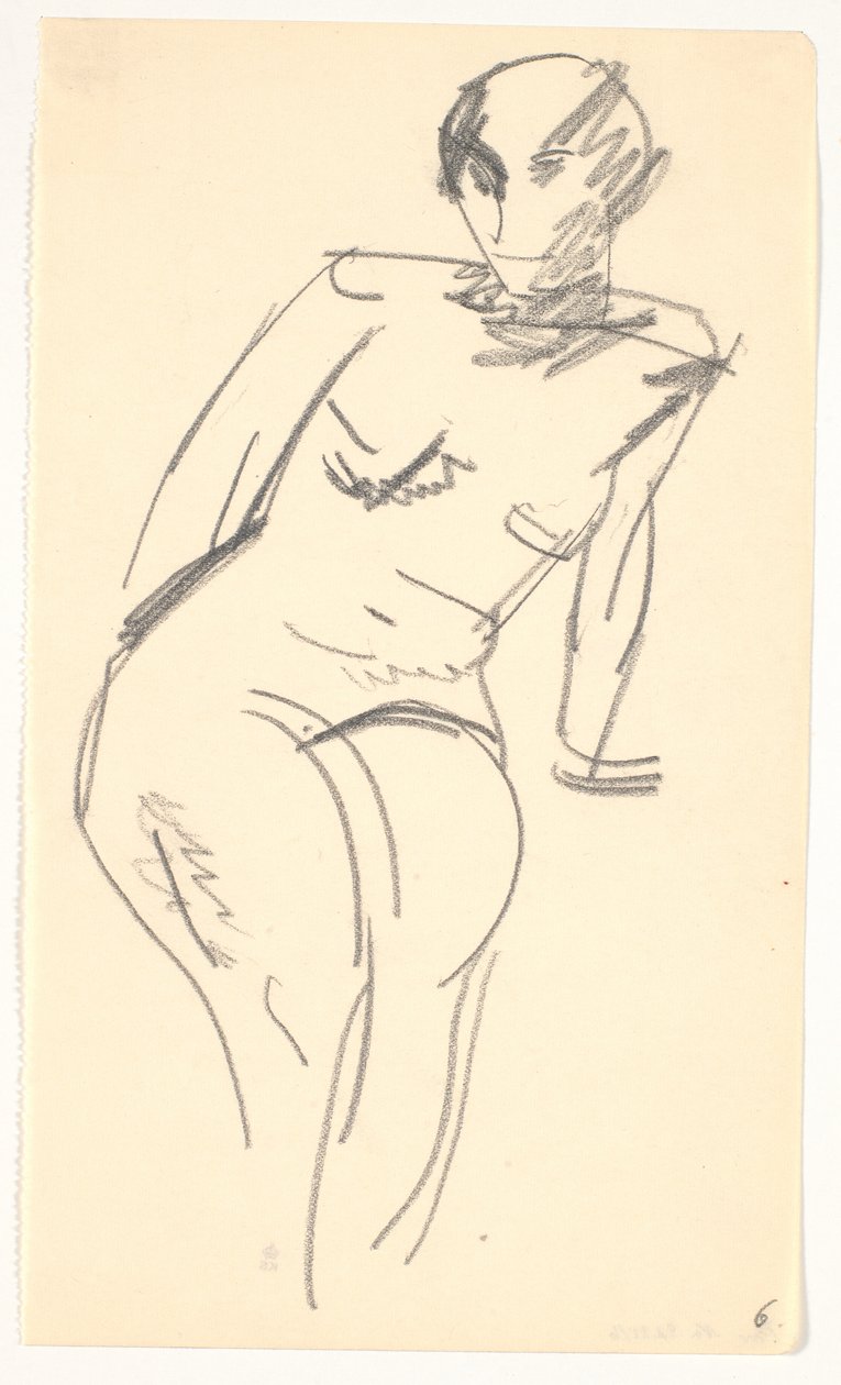 Siedzący model autorstwa Karl Isakson