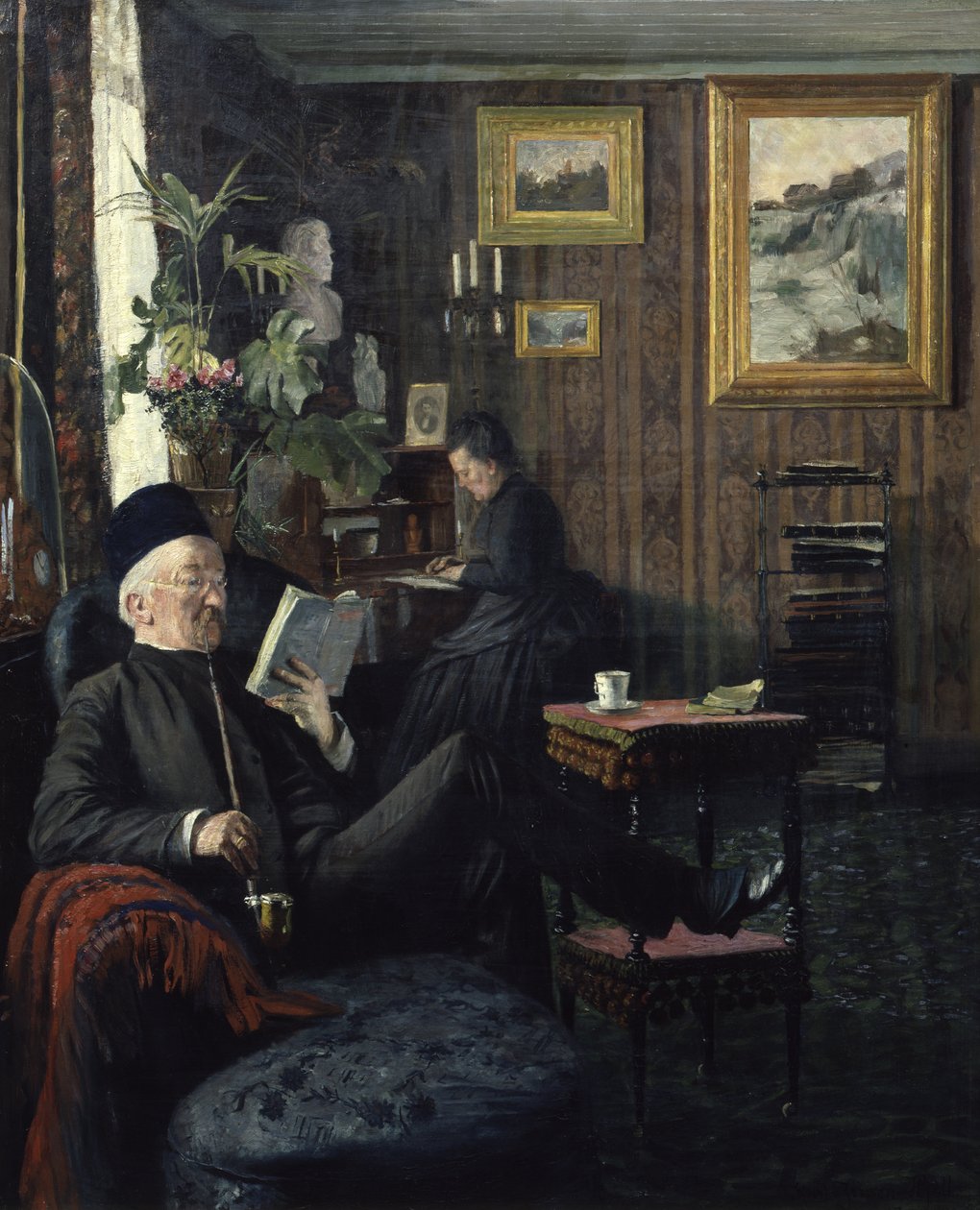 Salon autorstwa Karl Jensen Hjell