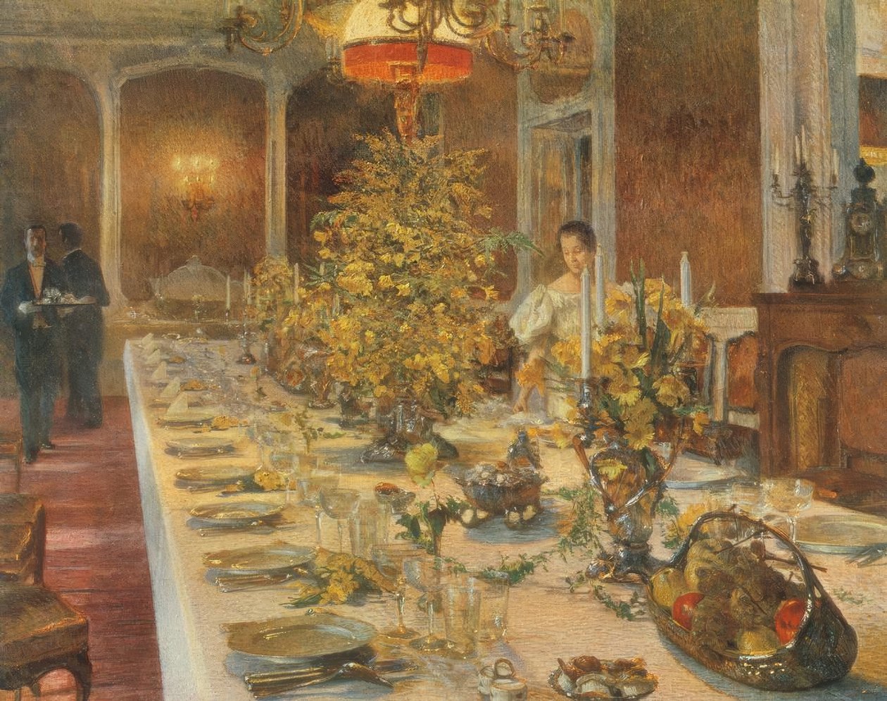 Przed obiadem autorstwa Karl Moll