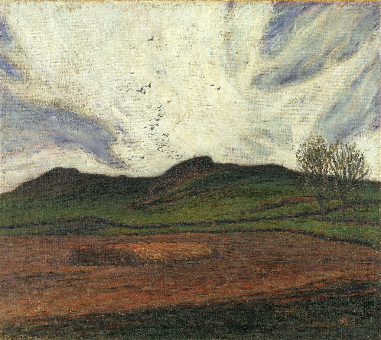 Burzowe chmury autorstwa Karl Nordström