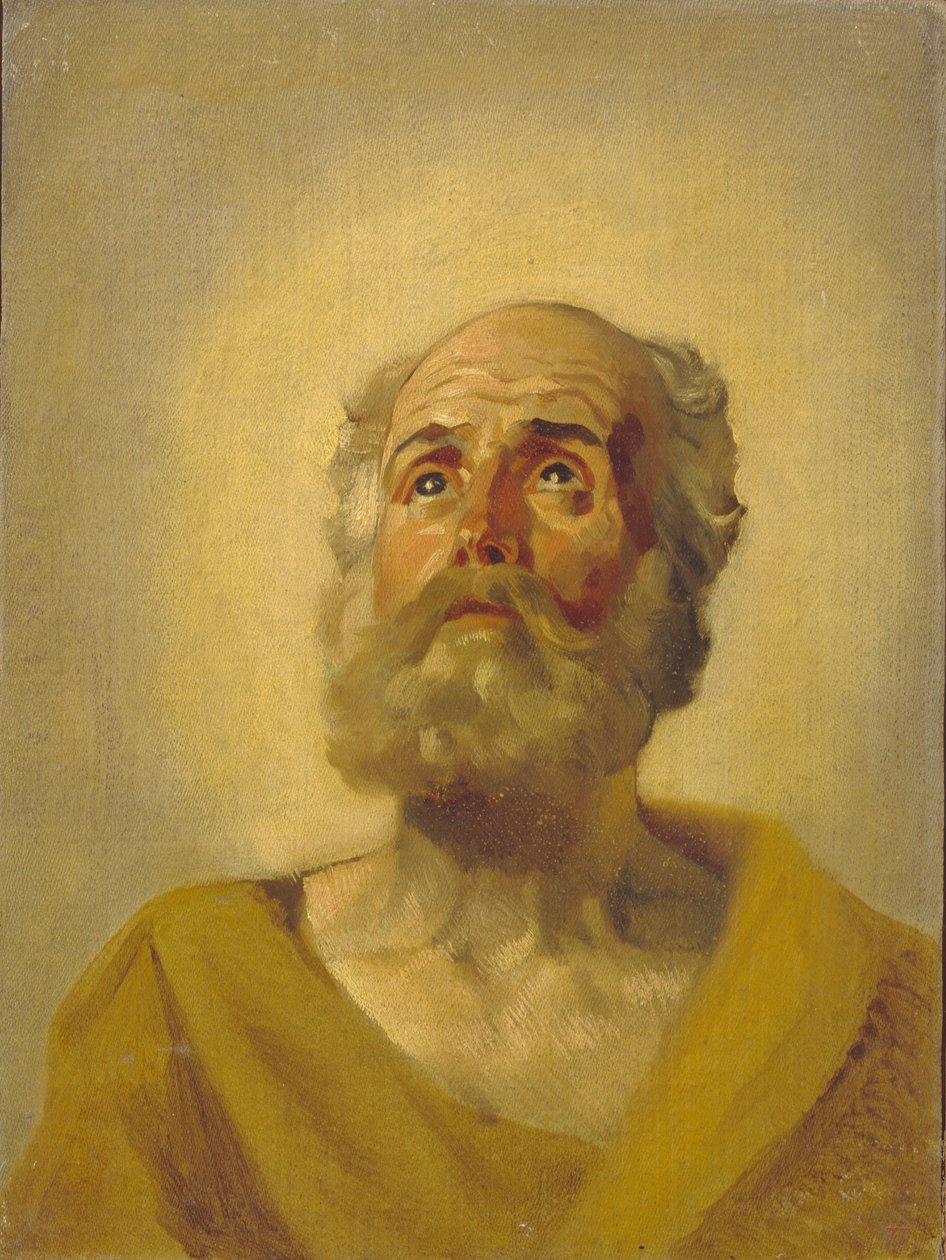Głowa Apostołów, 1843-1847 autorstwa Karl Pavlovich Bryullov