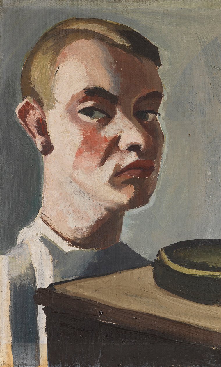 Autoportret, ok. 1920. autorstwa Karl Tratt