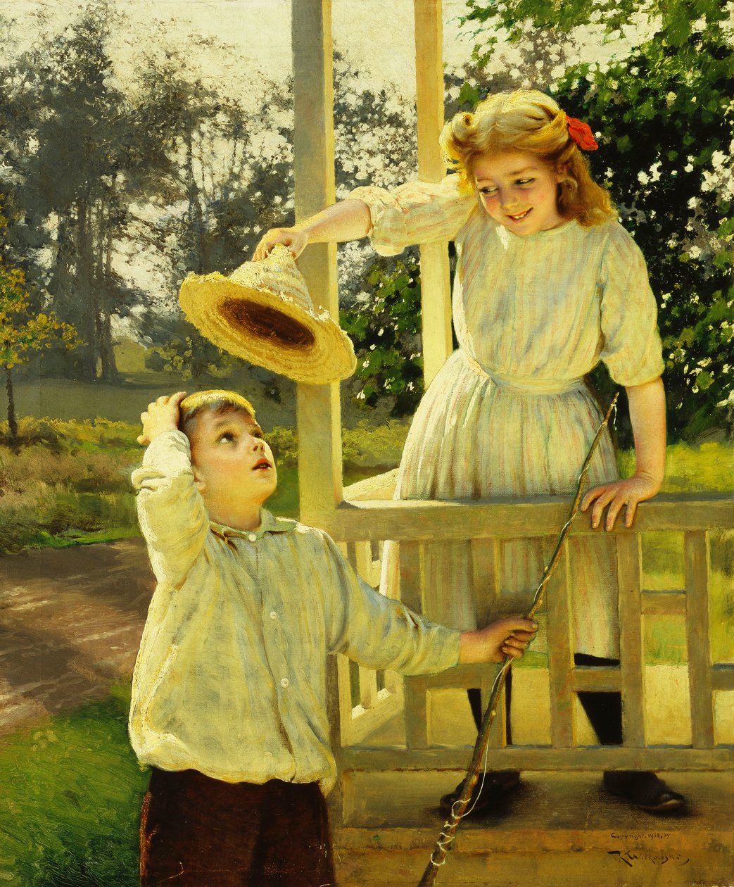 Flirt, 1910 autorstwa Karl Witkowski
