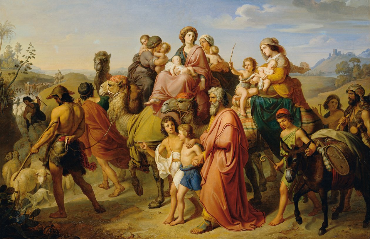 Powrót Jacoba autorstwa Karl von Blaas
