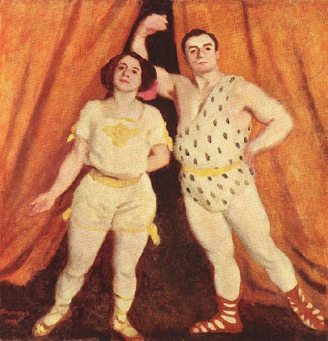 Akrobaci autorstwa Károly Ferenczy