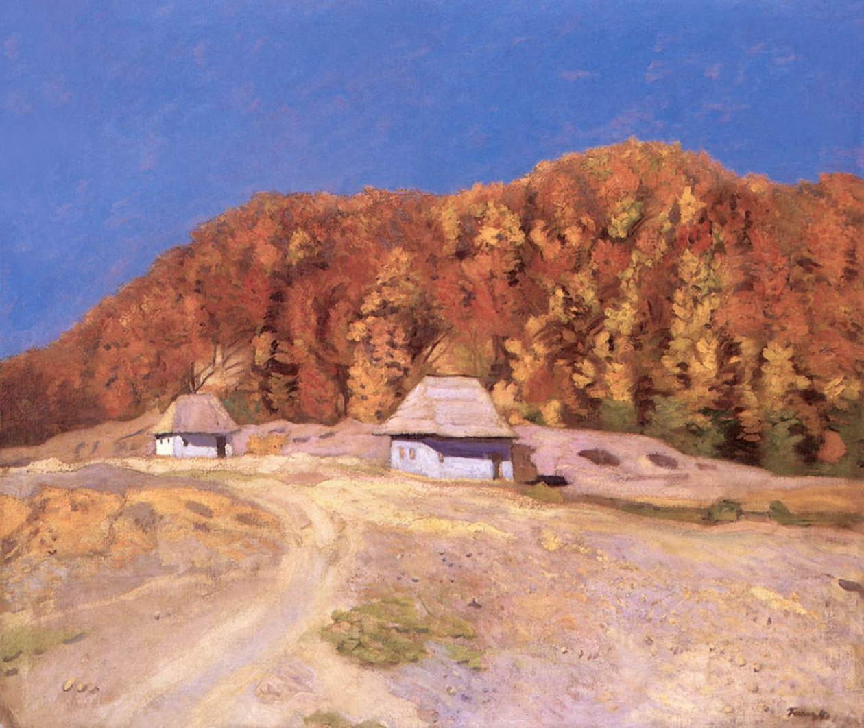 Las bukowy autorstwa Károly Ferenczy