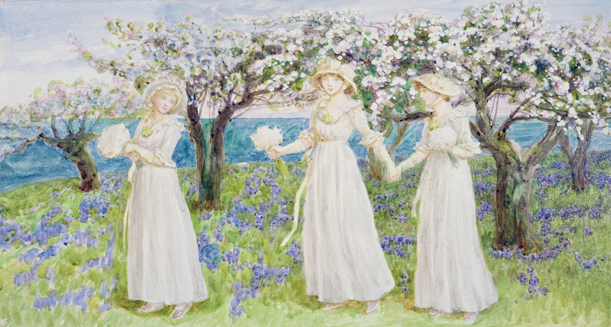 Ilustracja do „Św. Walentynki”, 1914 (wc na papierze) autorstwa Kate Greenaway