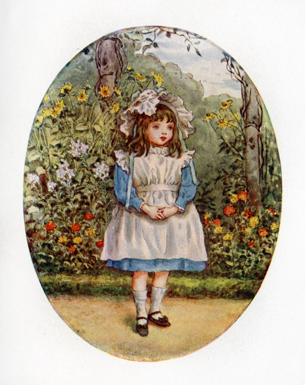 Joan Ponsonby, 1891 przez Kate Greenaway. autorstwa Kate Greenaway