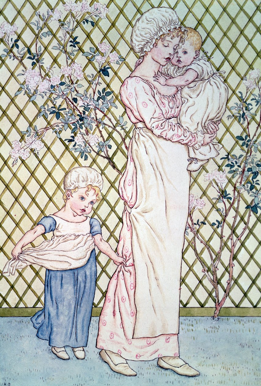 Matka i dziecko autorstwa Kate Greenaway